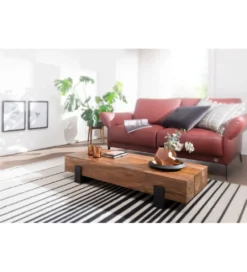 Stolik kawowy LONDA 115 cm drewno sheesham*WOHNLING, GERMANY Online