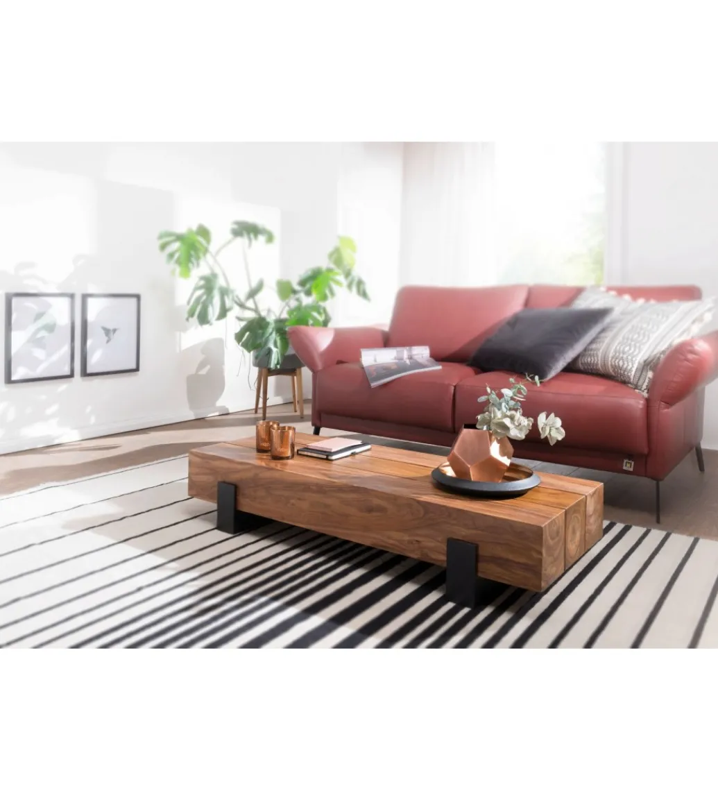 Stolik kawowy LONDA 115 cm drewno sheesham*WOHNLING, GERMANY Online