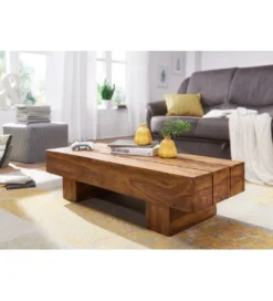 Stolik kawowy LUCCA 120 cm drewno sheesham*WOHNLING, GERMANY Outlet