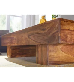 Stolik kawowy LUCCA 120 cm drewno sheesham*WOHNLING, GERMANY Outlet