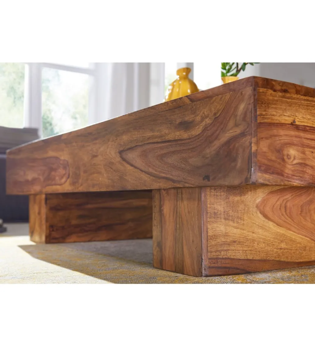 Stolik kawowy LUCCA 120 cm drewno sheesham*WOHNLING, GERMANY Outlet