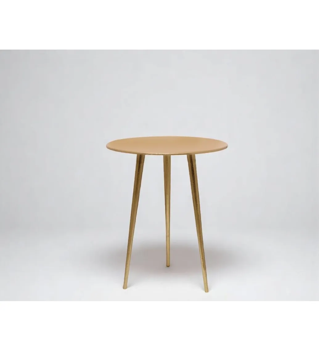 Stolik kawowy Luma 40 cm musztardowy*Imeri Sale
