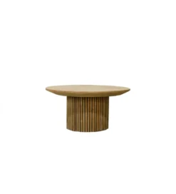 Stolik kawowy LUSAN 80 cm drewno teak*LF-Design Best