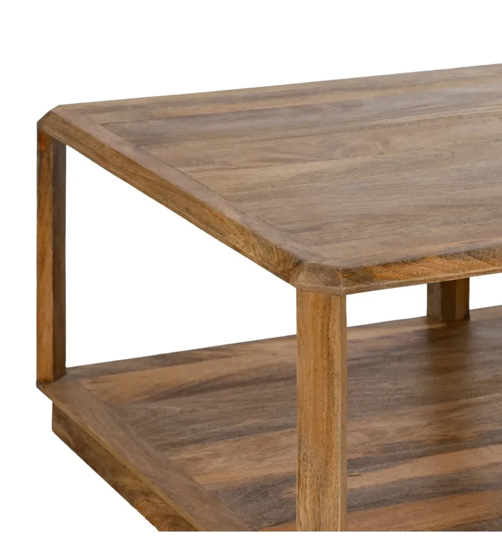Stolik kawowy LUTERY 130 cm drewno mango*Zona-Design Best