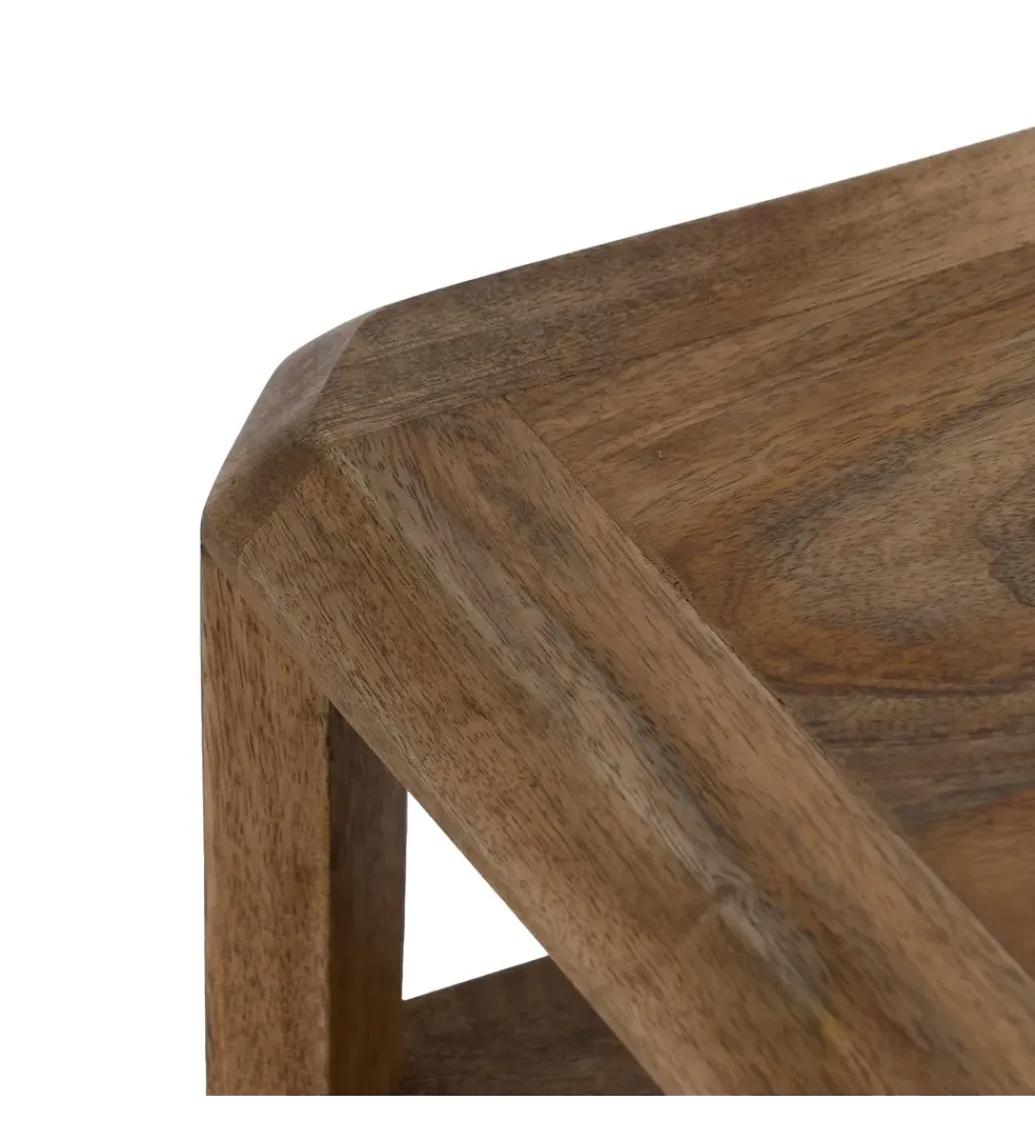 Stolik kawowy LUTERY 40 cm drewno mango*Zona-Design Outlet