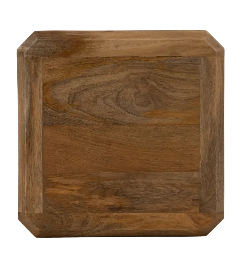 Stolik kawowy LUTERY 40 cm drewno mango*Zona-Design Outlet
