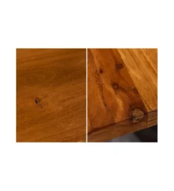 Stolik kawowy Maamut 110 cm drewno akacja honey*Invicta Interior Clearance