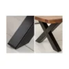 Stolik kawowy Maamut X 110 cm drewno Akacja honey*Invicta Interior Sale