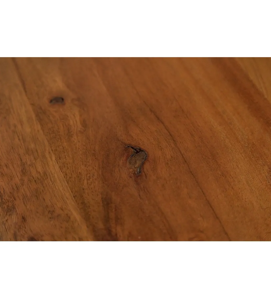 Stolik kawowy Maamut X 110 cm drewno Akacja honey*Invicta Interior Sale