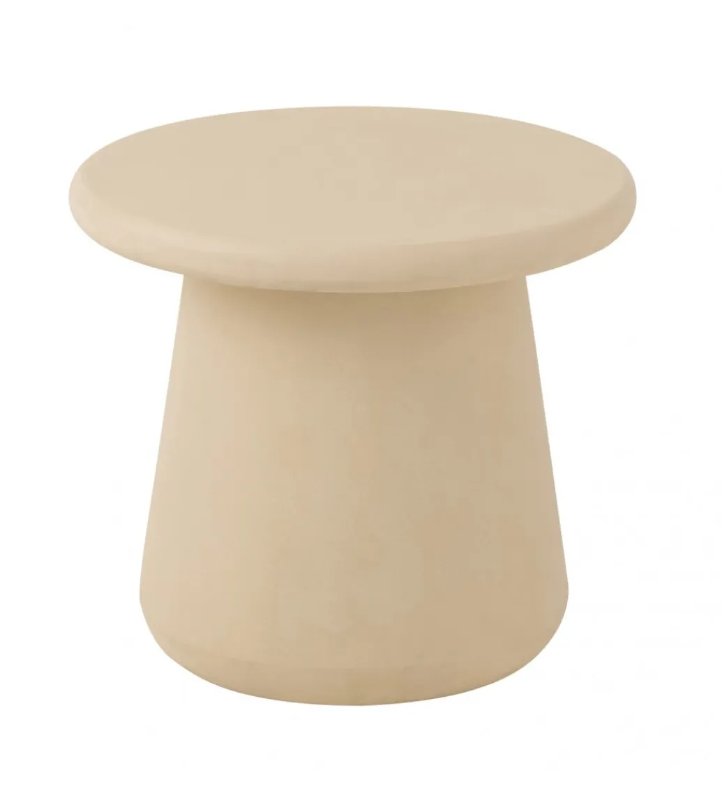 Stolik kawowy MAARK 51 cm beżowy*J-Line Clearance