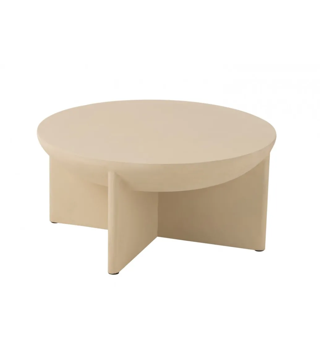 Stolik kawowy MAARK 90 cm drewno mango*J-Line New