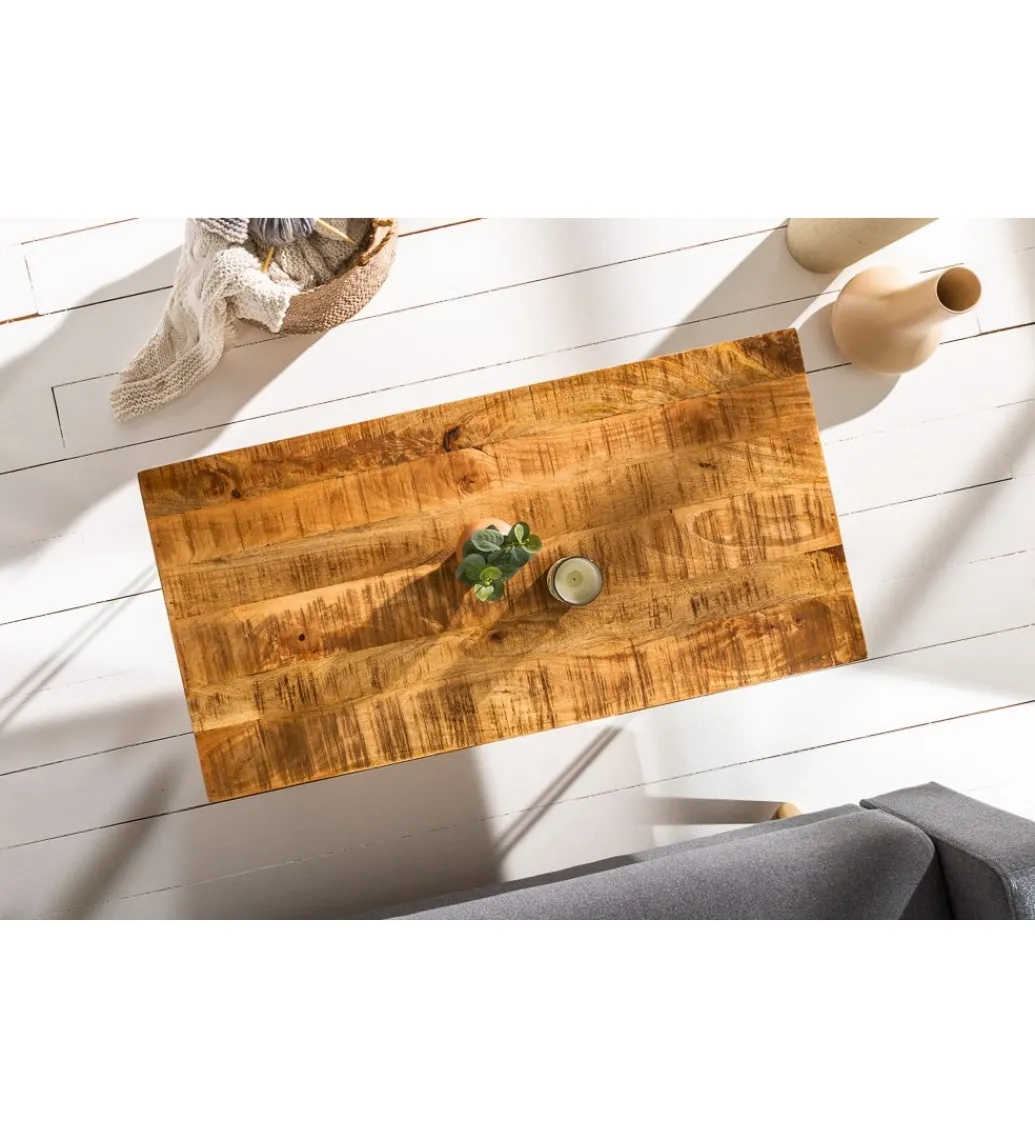 Stolik kawowy MANTIS Scorpion 100 cm drewno mango*Invicta Interior Best