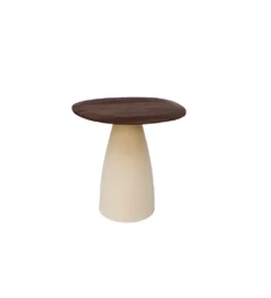 Stolik kawowy MARONI 50 cm drewno mango brąz*LF-Design New