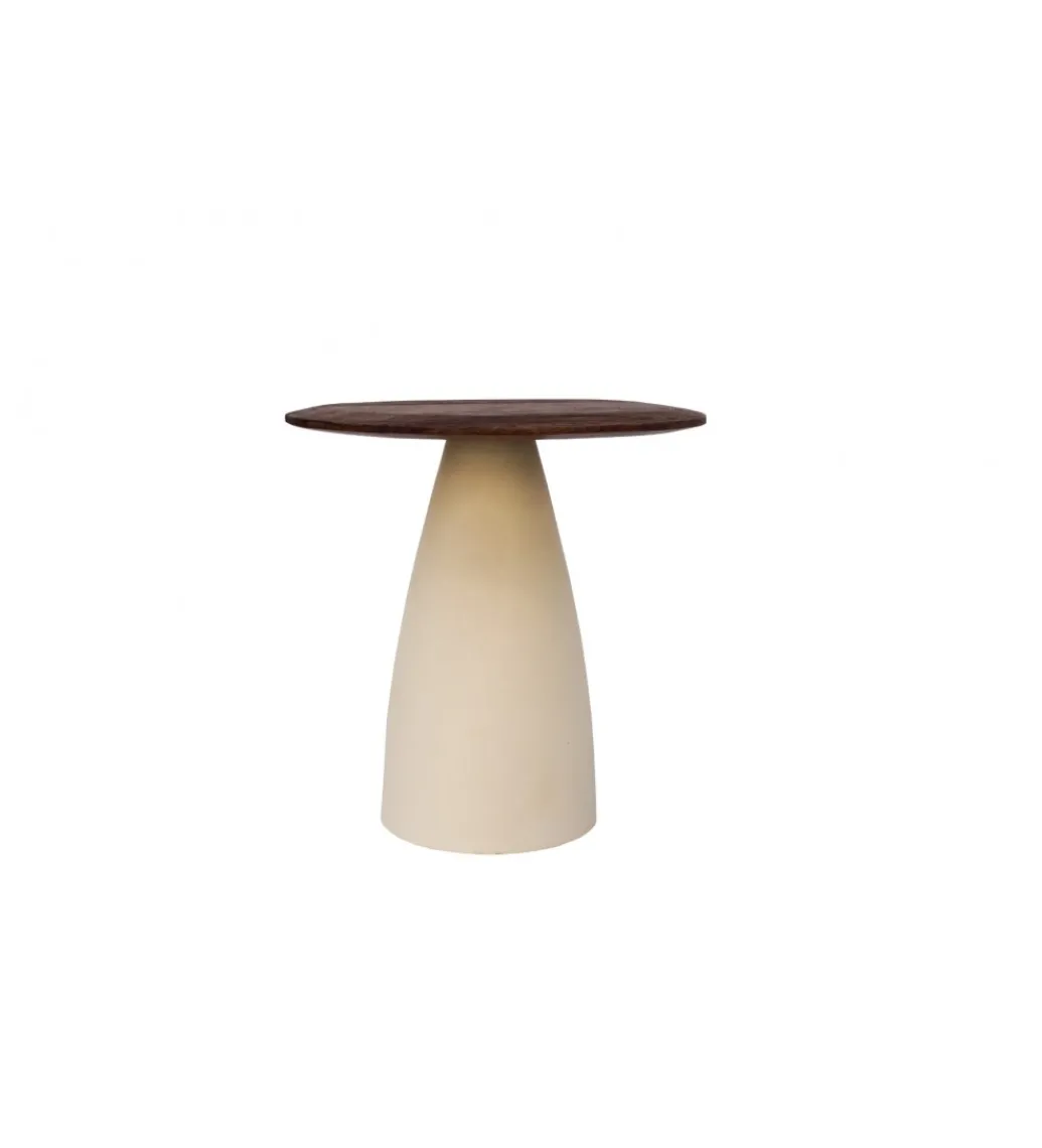 Stolik kawowy MARONI 50 cm drewno mango brąz*LF-Design New