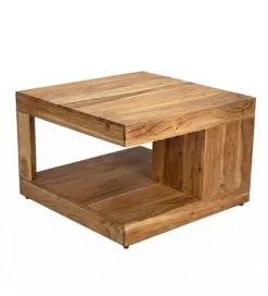 Stolik kawowy MASHARIK 60 cm drewno akacja*WOHNLING, GERMANY Discount
