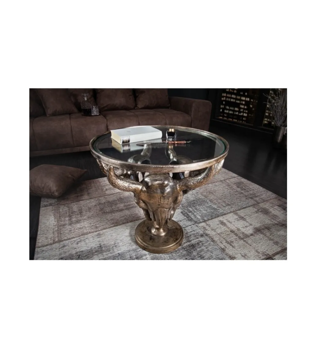 Stolik kawowy Matador 56 cm brązowy*Invicta Interior Sale