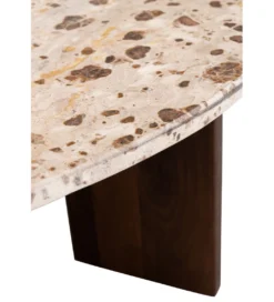 Stolik kawowy MATHILDE 90 cm w optyce marmuru*J-Line Sale