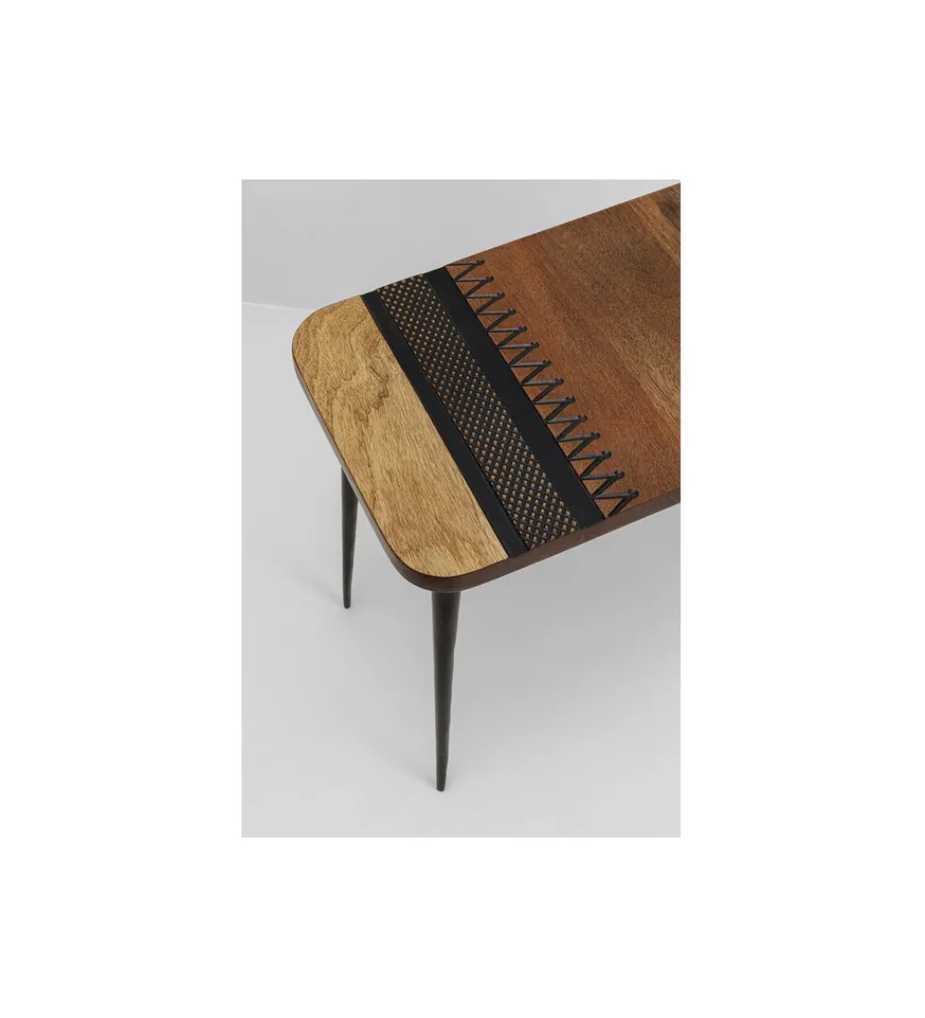 Stolik kawowy MEDINA 40 cm drewno mango*KARE