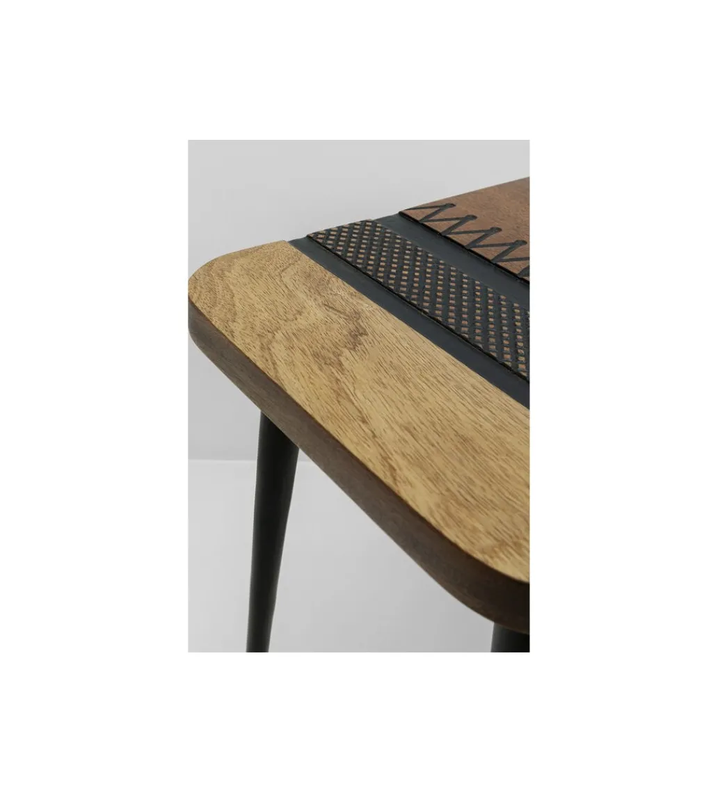 Stolik kawowy MEDINA 40 cm drewno mango*KARE