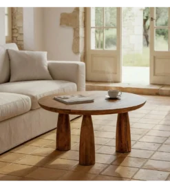 Stolik kawowy MENT 75 cm drewno mango*Zona-Design Sale