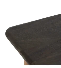 Stolik kawowy MEZNATRE 120 cm drewno mango brązowe*DENZO