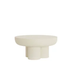 Stolik kawowy MIZUHO 70 cm kremowy*L&L Hot