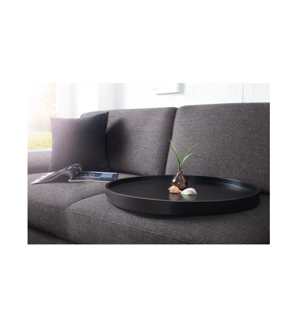 Stolik kawowy Modul 60 cm czarno miedziany*Invicta Interior Clearance