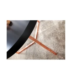 Stolik kawowy Modul 60 cm czarno miedziany*Invicta Interior Clearance