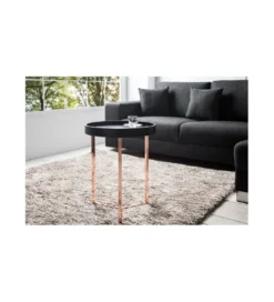 Stolik kawowy Modul 40 cm czarny*Invicta Interior Sale