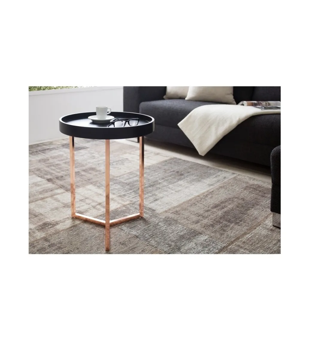 Stolik kawowy Modul 40 cm czarny*Invicta Interior Sale