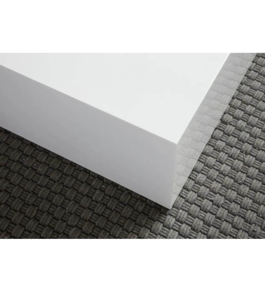 Stolik kawowy MONOBLOC 60 cm biały*WOHNLING, GERMANY Sale