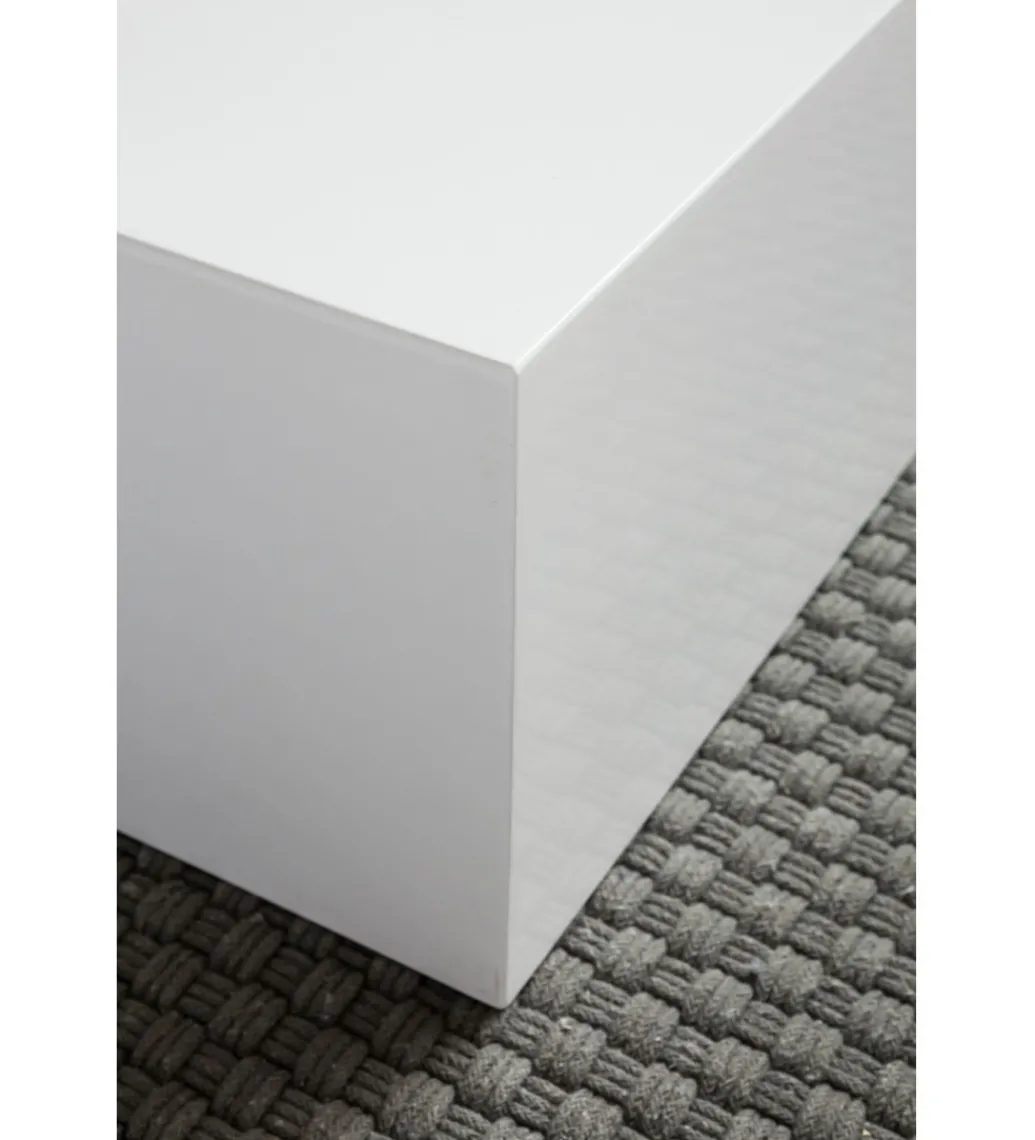Stolik kawowy MONOBLOC 60 cm biały*WOHNLING, GERMANY Sale