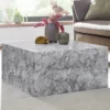 Stolik kawowy MONOBLOC 60 cm w optyce szarego marmuru*WOHNLING, GERMANY Outlet