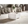 Stolik kawowy MONOBLOC II 60 cm biały*WOHNLING, GERMANY Online