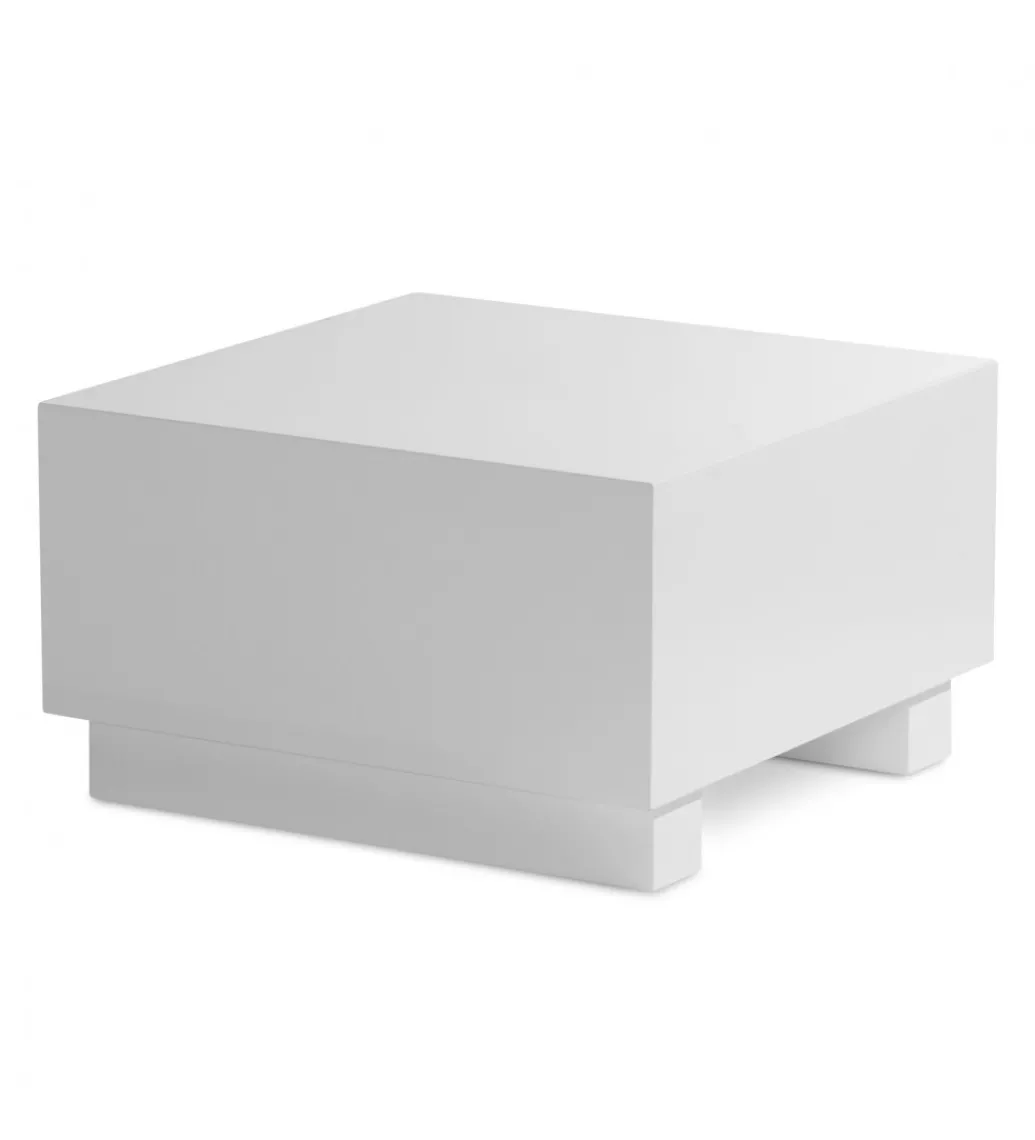 Stolik kawowy MONOBLOC II 60 cm biały*WOHNLING, GERMANY Online