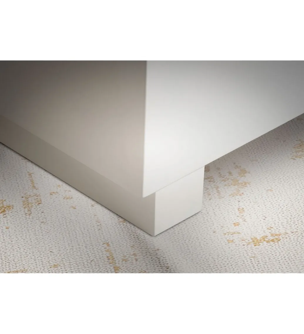 Stolik kawowy MONOBLOC II 60 cm biały*WOHNLING, GERMANY Online