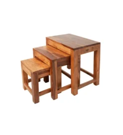 Stolik kawowy MONSOON SET 3 drewno Sheesham*Invicta Interior Sale