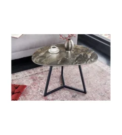 Stolik kawowy MONTREAL Marvelous 70 cm ceramika w optyce marmuru*Invicta Interior Outlet
