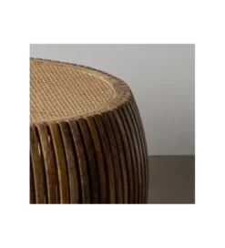 Stolik kawowy MURPI 75 cm drewno mango rattan*Zona-Design Sale