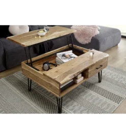 Stolik kawowy MUSTIQUE 110 cm akacja*MCA Outlet