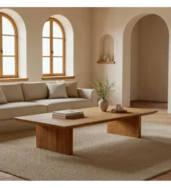 Stolik kawowy NOSMAT 150 cm drewno akacja*Zona-Design Online
