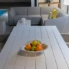 Stolik kawowy ogród BAJA IO 100 cm biały*Zona-Design Outlet