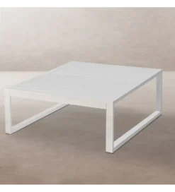 Stolik kawowy ogród BAJA IO 100 cm biały*Zona-Design Outlet