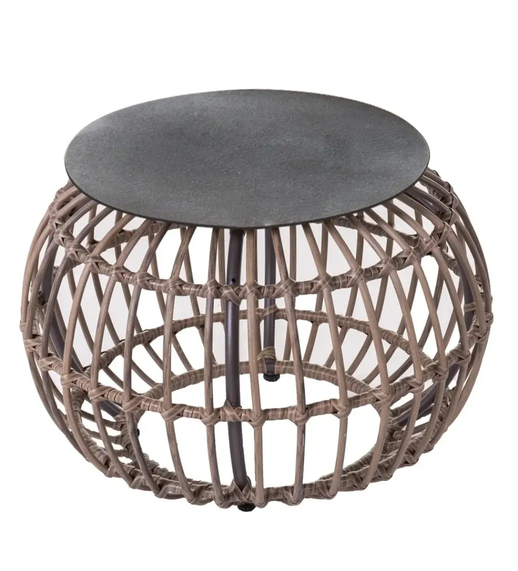 Stolik kawowy ogrodowy ARIKI 50 cm naturalny*Zona-Design