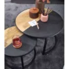 Stolik kawowy OHUS set 2 drewno mango*WOHNLING, GERMANY Clearance