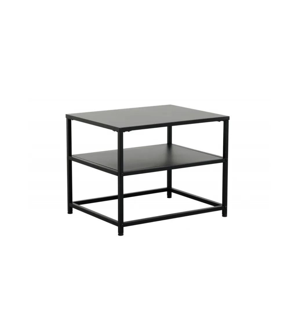 Stolik kawowy OLIMPIA 50 cm czarny*Invicta Interior