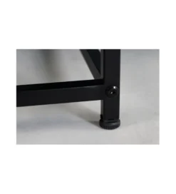 Stolik kawowy OLIMPIA 100 cm czarny*Invicta Interior Clearance