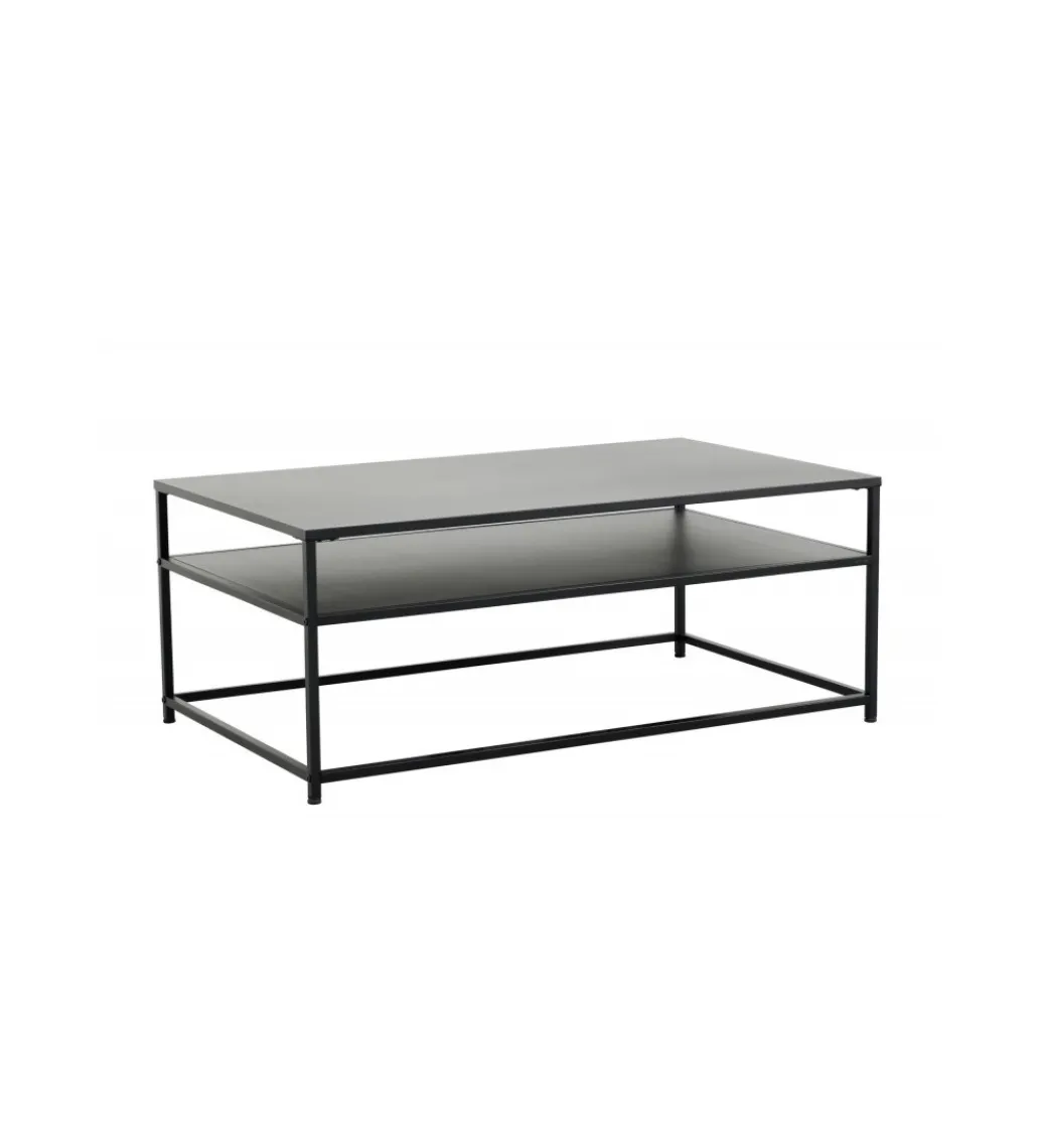 Stolik kawowy OLIMPIA 100 cm czarny*Invicta Interior Clearance