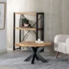Stolik kawowy OLISA 80 cm drewno mango*Zona-Design Hot