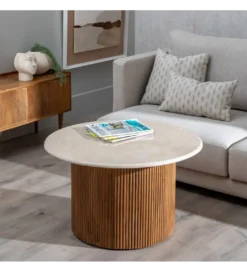 Stolik kawowy OPAK 76 cm drewno mango naturalny*Zona-Design Sale